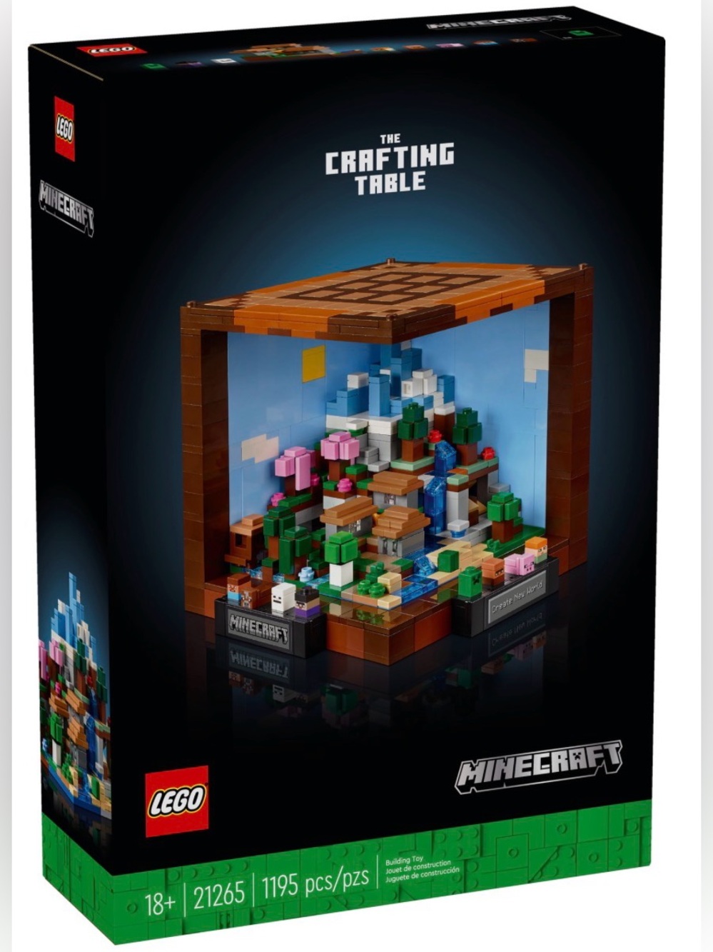 LEGO Minecraft The Crafting Table Diorama (21265) - Multicolor / NEW IN BOX